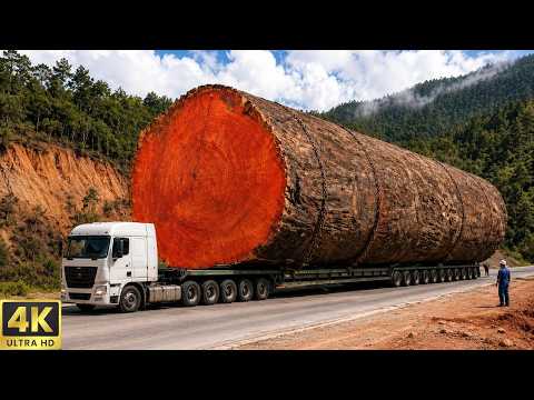 UNBELIEVABLE 2000-Year-Old Giant Timber | From Extreme Transport to One-of-a-Kind Luxury Tables