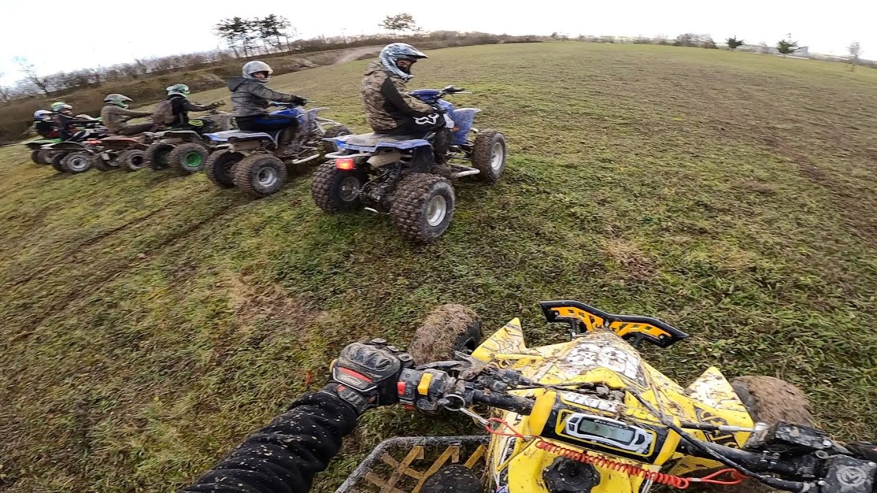 8 QUADS, ON ARRACHE TOUT !!