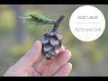 Felted pine cone /Валяем шишку