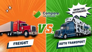 Freight Vs. Auto Transport: Mastering The Shipping World With Compare The Carrier