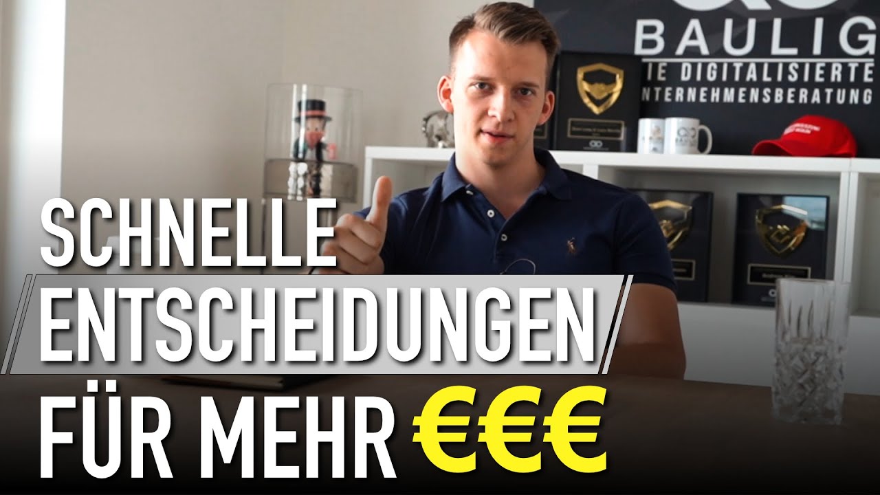 Schnelle Entscheidungen für mehr Umsatz (als Coach, Berater oder Trainer)