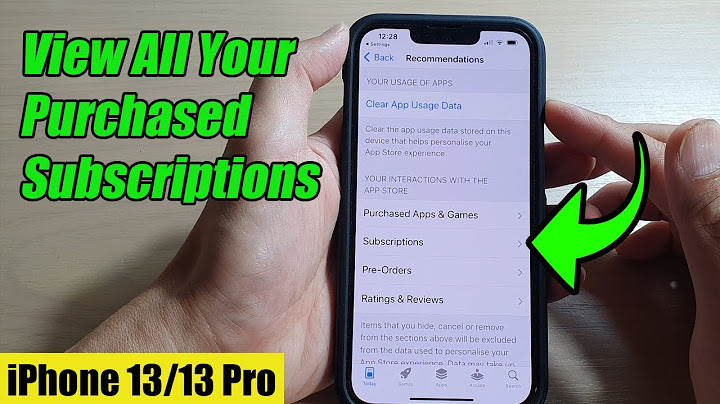 How to find your subscriptions on iphone