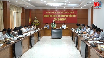 Đoàn đại biểu Quốc hội tỉnh An Giang tiếp xúc UBND tỉnh trước kỳ họp Quốc hội lần thứ 11