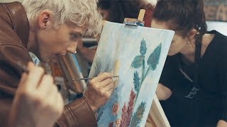 Troye Sivan Surprises Fans with BLOOM Art Class
