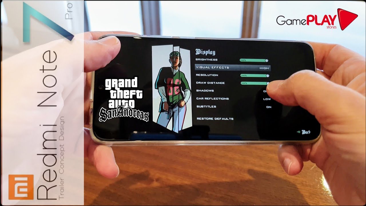 PROBAMOS GTA SAN ANDREAS EN EL XIAOMI REDMI NOTE 7 - YouTube