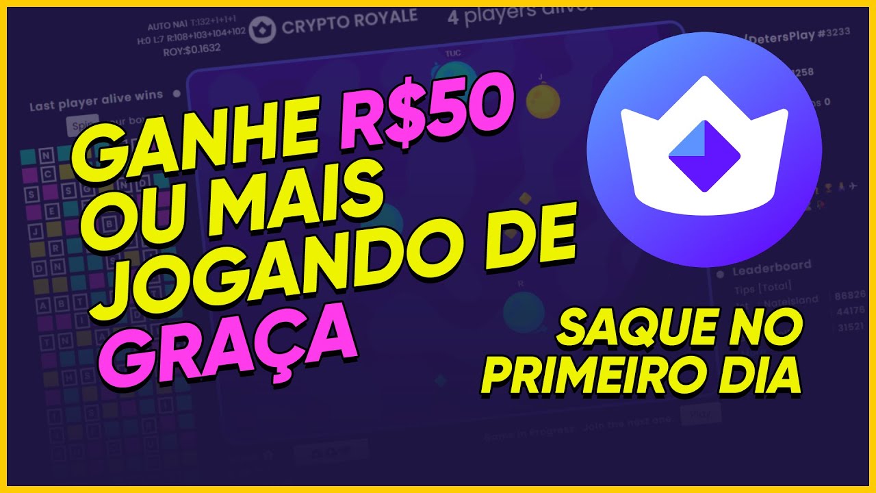 TUTORIAL DE COMO JOGAR CRYPTO ROYALE E SACAR JA NO PRIMEIRO DIA
