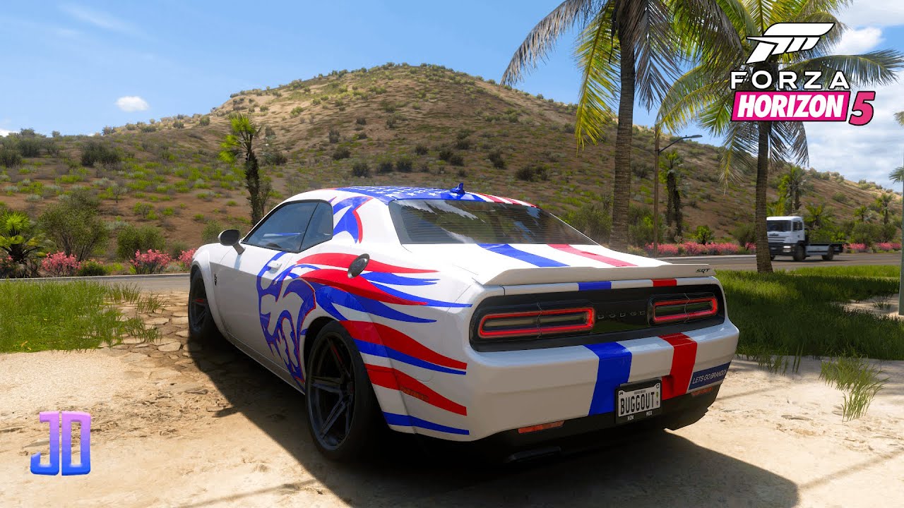 Dodge Challenger Hellcat SRT Tearing Mexico | Forza Horizon 5 | T300 RS ...