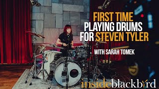Playing Drums For Steven Tyler with Sarah Tomek