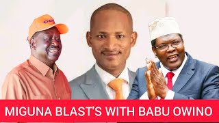 How Does Babu owino Dream OF Becoming A Luo Kingpin When He Is Not Aluo, MIGUNA Ask