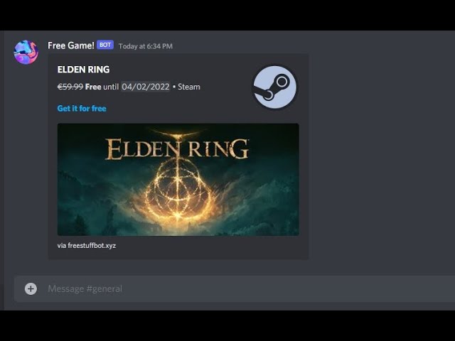 Free Steam Games Discord Bot : r/FreeSteamGames