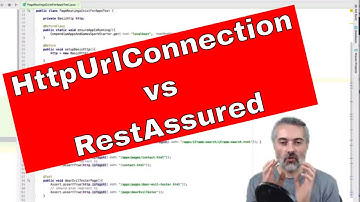 Why Java basic HTTP libraries HttpURLConnection instead of RestAssured?