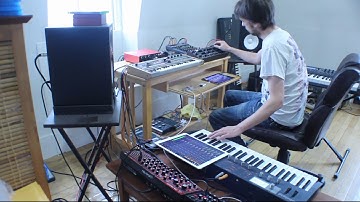 Behringer Pro-1,Model D,Neutron,Waldorf Blofeld,Korg Gadget and Microkorg