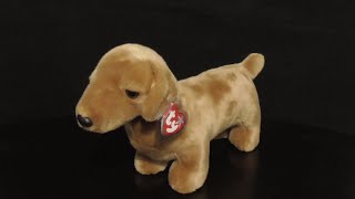TY BEANIE BUDDIES 2000 WEENIE THE DACHSHUND DOG PLUSH REVIEW