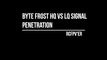 Byte Frost LQ vs HQ