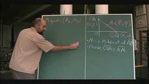 The Language of Mathematics (32): Coordinate Geometry Proof 1