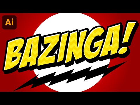 Bazinga Text Effect
