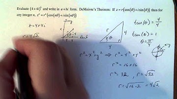 Trigonometry:  Using DeMoivre