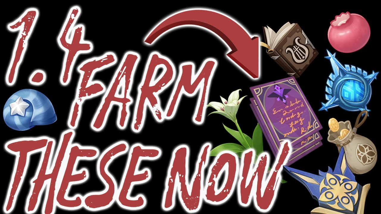 1.4 FARM THESE NOW!!! ⭐️⭐️⭐️⭐️ Rosaria, Venti and Childe best farming route and guide!