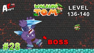 Walking Tom - Gameplay #28 Level 136-140 + BOSS (Android) screenshot 2