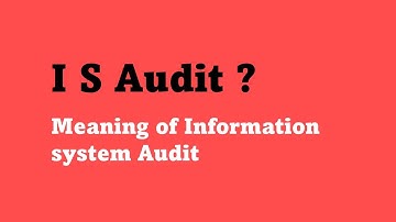IS Audit #Information #System #audit Chapter 1.1  by CA Ratan SinghTanwar
