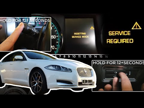 Reset service timer: Jaguar XF 2008-2015 Quick and clear [xf service light reset on 2012 model]