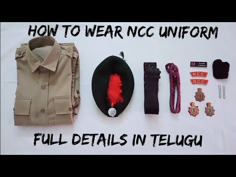 How should an NCC Cadet wear a barret ? || बैरे पहनने का सही तरीका - YouTube