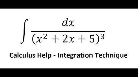 Calculus Help: Integral of ∫ dx/(x^2+2x+5)^3 - Integration by trigonometric substitution