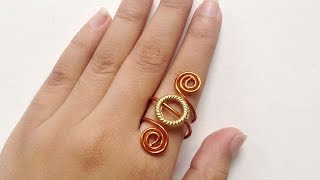 Full How To Create A Ring And Swirls Wire Ring - DIY Crafts Tutorial - Guidecentral News