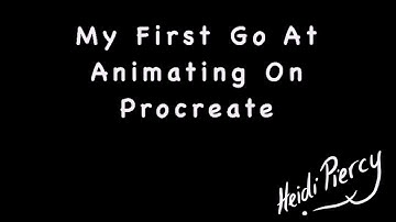How To Animate Using Procreate -My First Time!