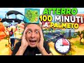 ATTERRO PER 100 MINUTI A PALMETO PARADISIACO IN COSTUME DA BAGNO !!