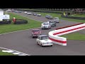 Manic historic touring car restart at Goodwood