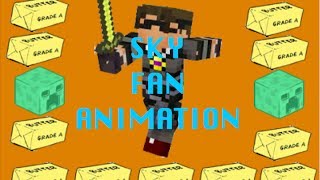 Minecraft Sky Fan Short Animation