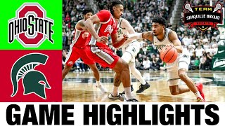 Ohio State vs Michigan State Highlights | NCAA Men's Basketball | 2024 College Basketball