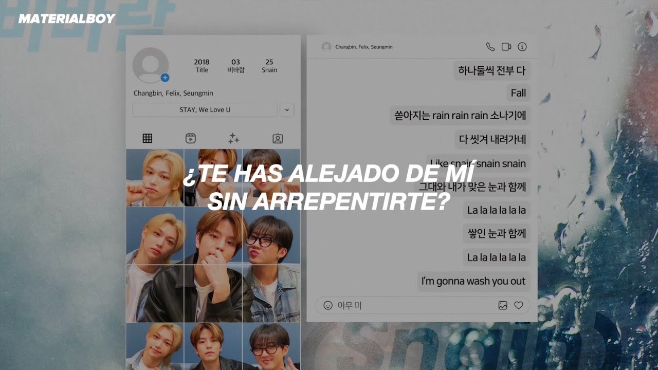 Changbin, Felix & Seungmin [Stray Kids] - Snain // Sub. Español - YouTube