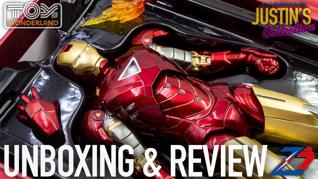 Avengers Iron Man MK6 ZD Toys 1/10 Scale Figure Unboxing & Review