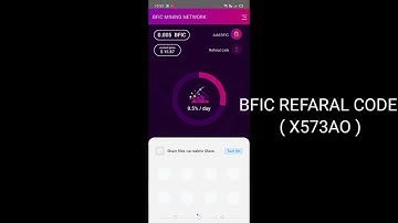 how is bfic mining network referral code? bfic network problem solve! 100%