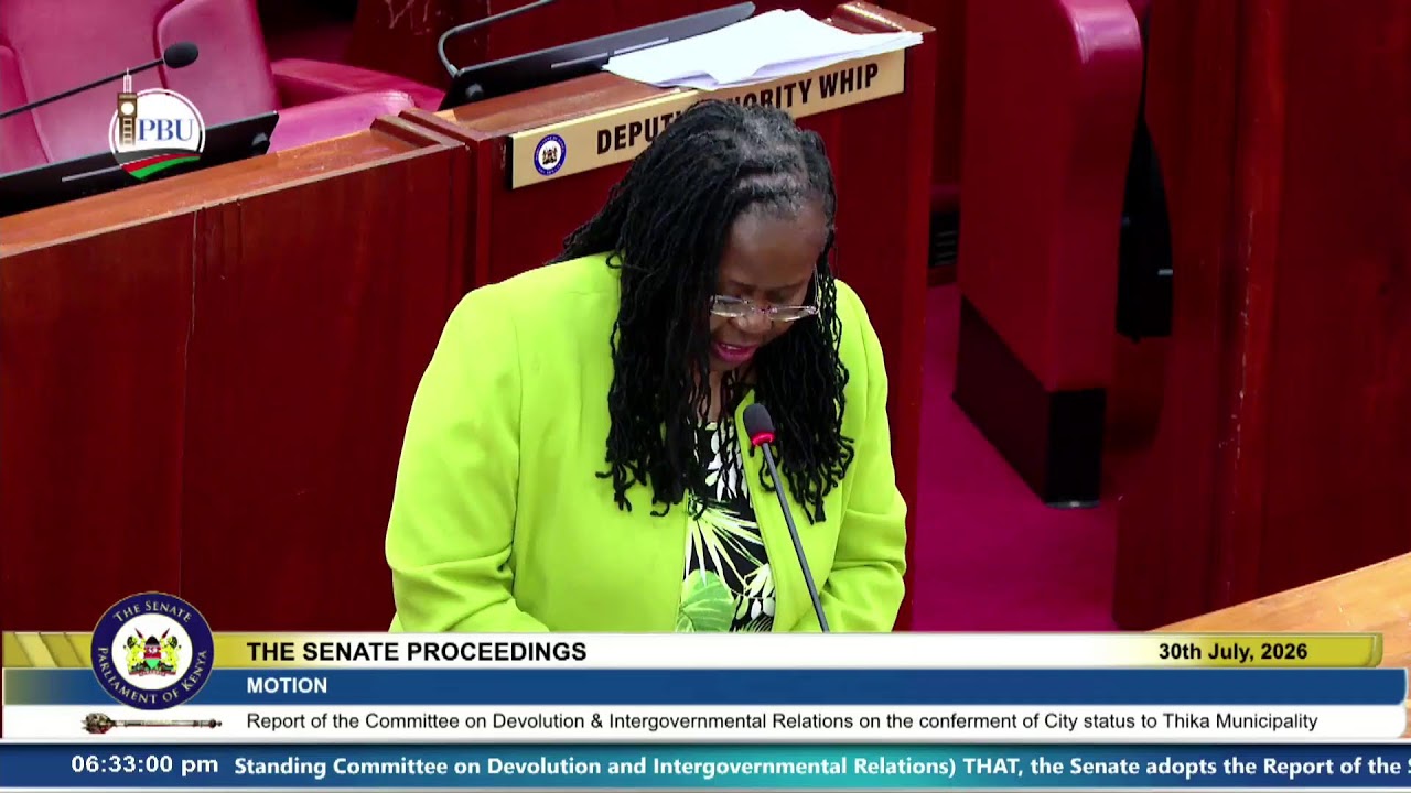 The Senate Plenary, Thursday  30th July 2026. Afternoon Session