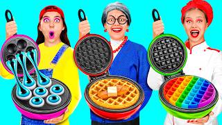 أنا مقابل جدتي في تحدي تحضير الطعام | حيل المطبخ رهيبة BaRaFun Challenge