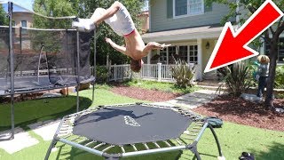 Flips On The Worlds Smallest Trampoline
