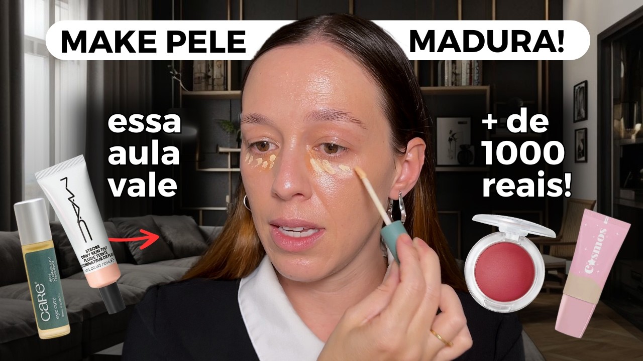 MAQUIAGEM PARA PELE MADURA: MELHORES TÉCNICAS E PRODUTOS!
