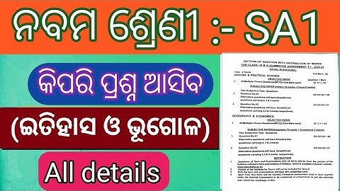 sa1 exam 9th class 2022 social science / 9th class sa1 exam paper 2022 social science