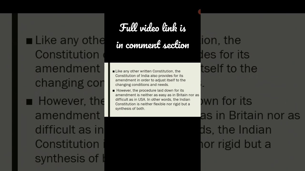 Amendment of the Constitution | Article 368 | Simplify Law |