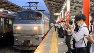 EF66 116［79ﾚ 吹A7 コンテナ輸送］南浦和6番通過　2023年6月19日