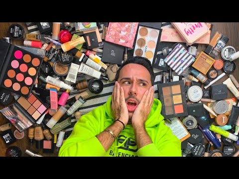 PURGA DE MI COLECCIÓN DE MAQUILLAJE! ♡ ADIÓS A TODO LO DE ROSTRO!!