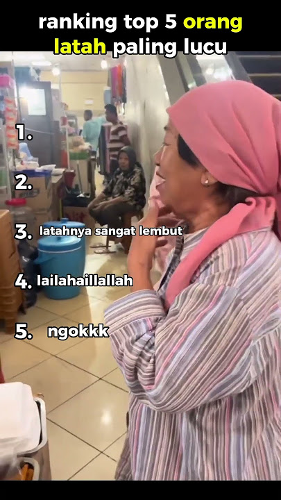 ranking top 5 orang latah paling lucu #hiburan #videolucu #latah #shorts