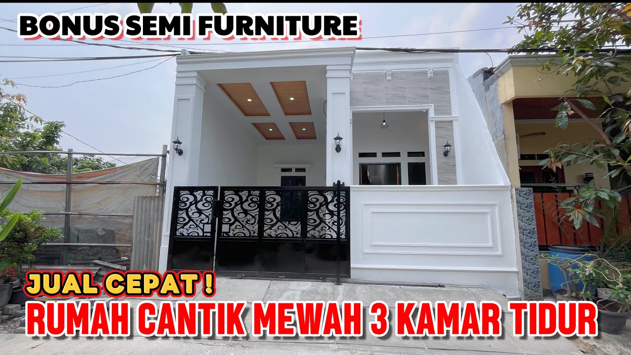 DIJUAL RUMAH CLASSIC 2 LANTAI TIPE 72/79 || 3 KM TIDUR  || BONUS SEMI FURNISHED || HARGA PROMO