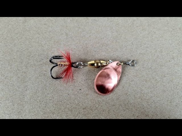 Copper blade spinner, making & fishing
