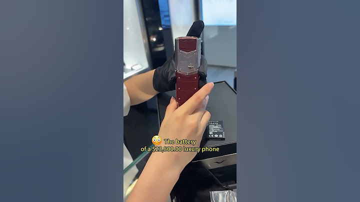 How to Replace the Battery of a $20,000 Luxury Smartphone?