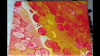 271Flipcup,Red And Ochre 24X30Cm