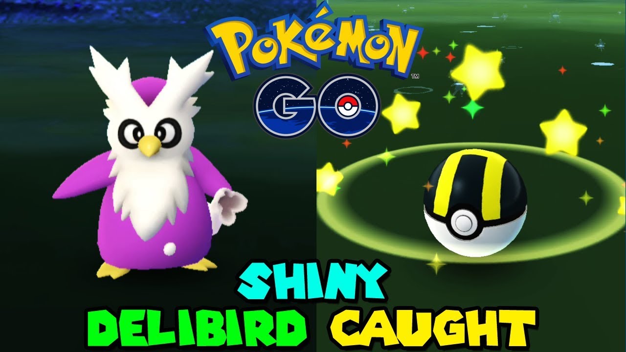 SHINY DELIBIRD IN POKEMON GO POKEMON GO HOLIDAY EVENT 2018 YouTube